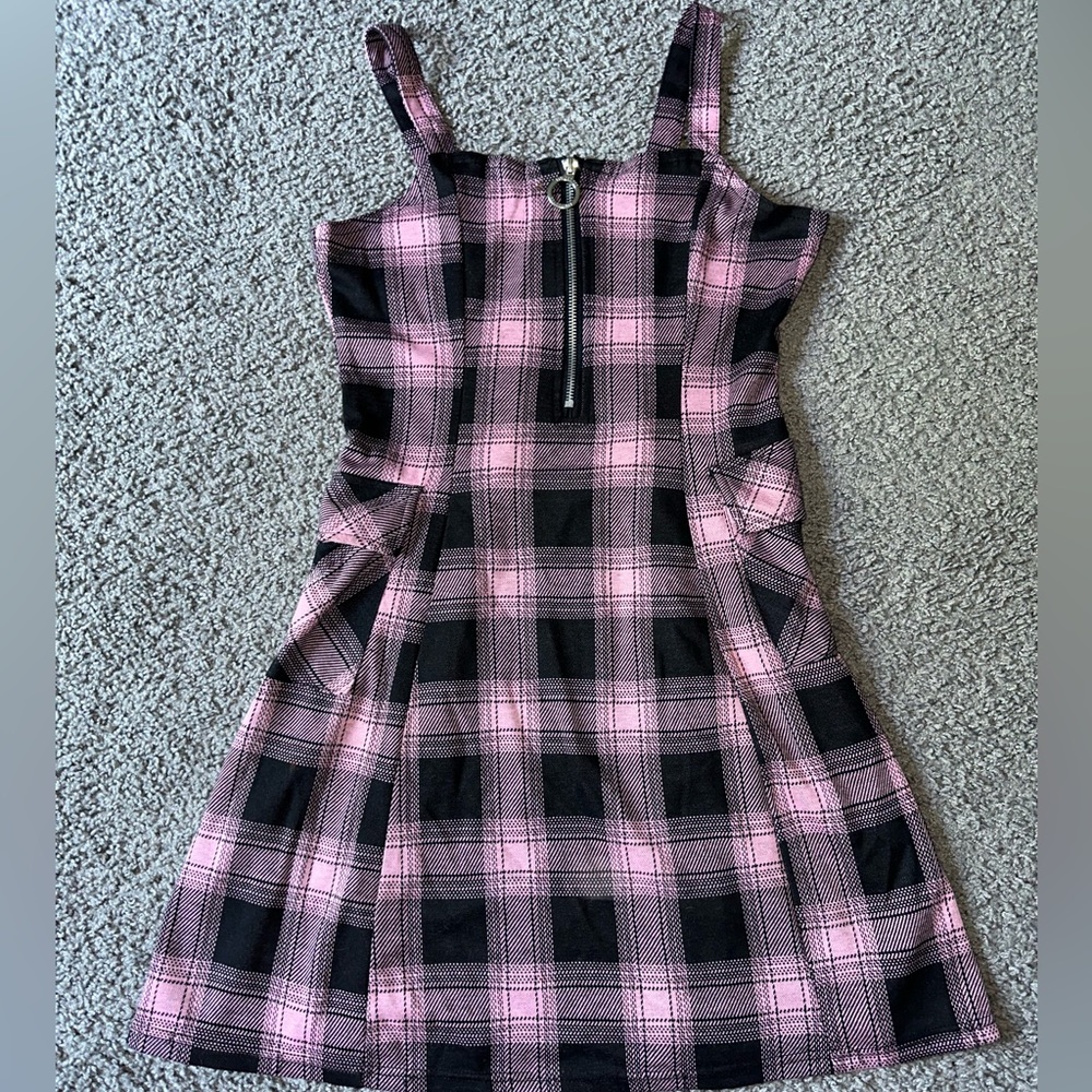 Limited Too Pink and Black Patterned Dress